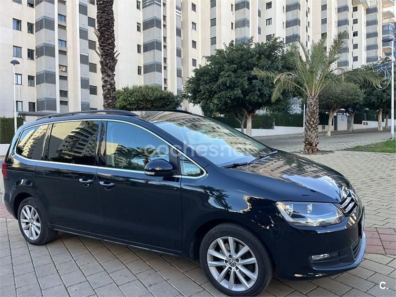 Negro Usado 2013 VW Sharan Monovolumen | 9950 € (Precio justo) - Imagen 1/4