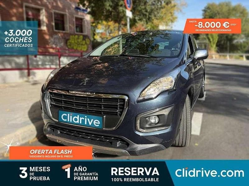 Azul Usado 2015 Peugeot 3008 Style Monovolumen | 6390 € (Buen precio) - Imagen 1/3