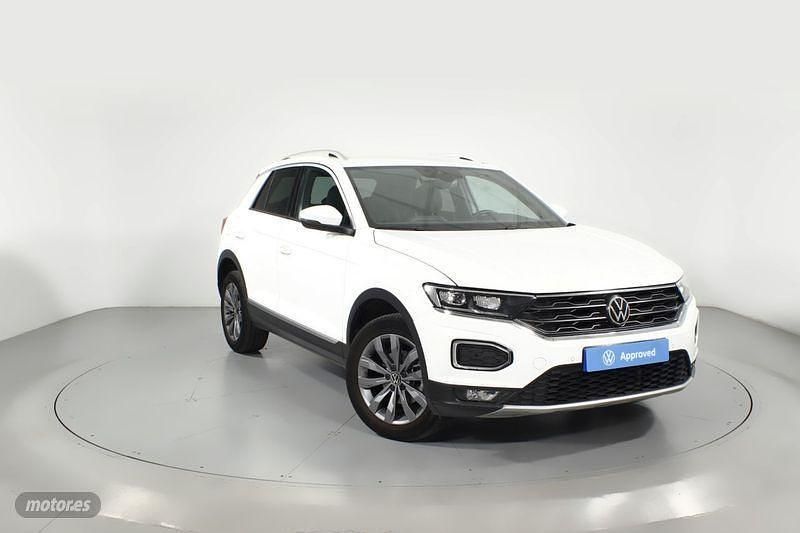 Blanco Usado 2022 VW T-Roc Sportline SUV | 23.400 € (Precio justo) - Imagen 1/4
