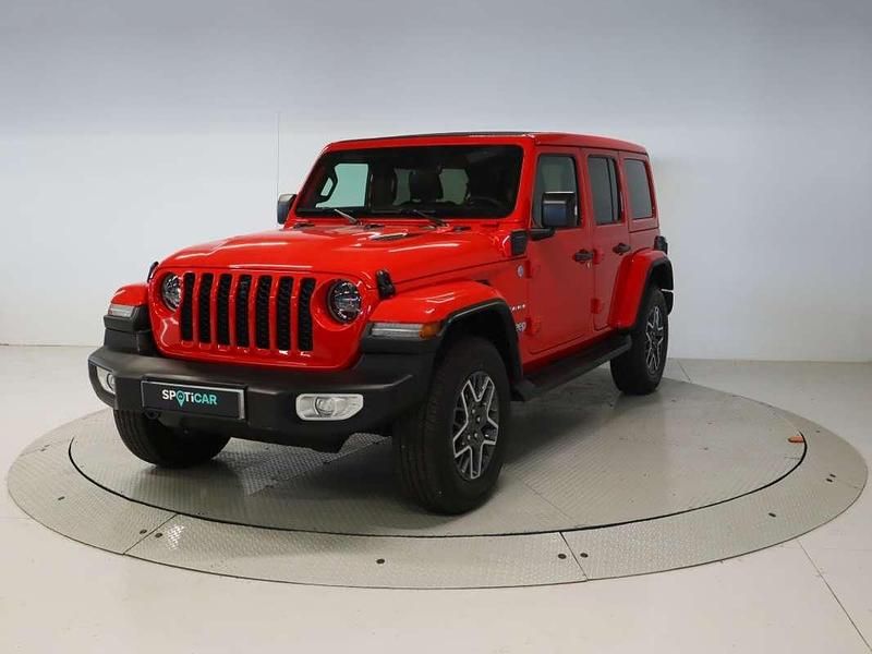 Rojo Usado 2023 Jeep Wrangler Sahara SUV | 58.805 € (Buen precio) - Imagen 1/4