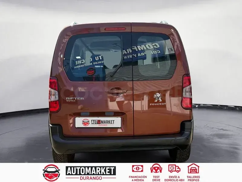 Usado Peugeot Rifter Active 102 CV (75 kW) 2019 Marrón Monovolumen