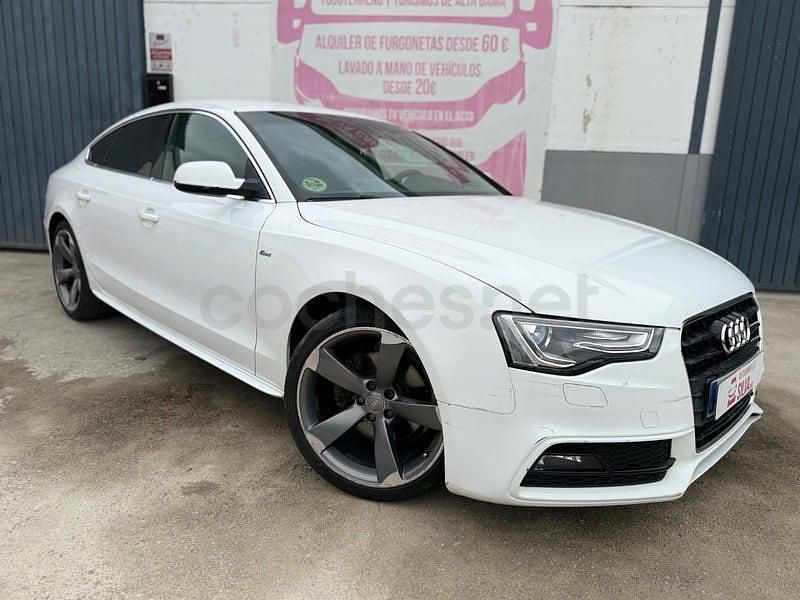 Usado Audi A5 Sportback S-Line 177 CV (130 kW) 2013 Blanco Utilitario