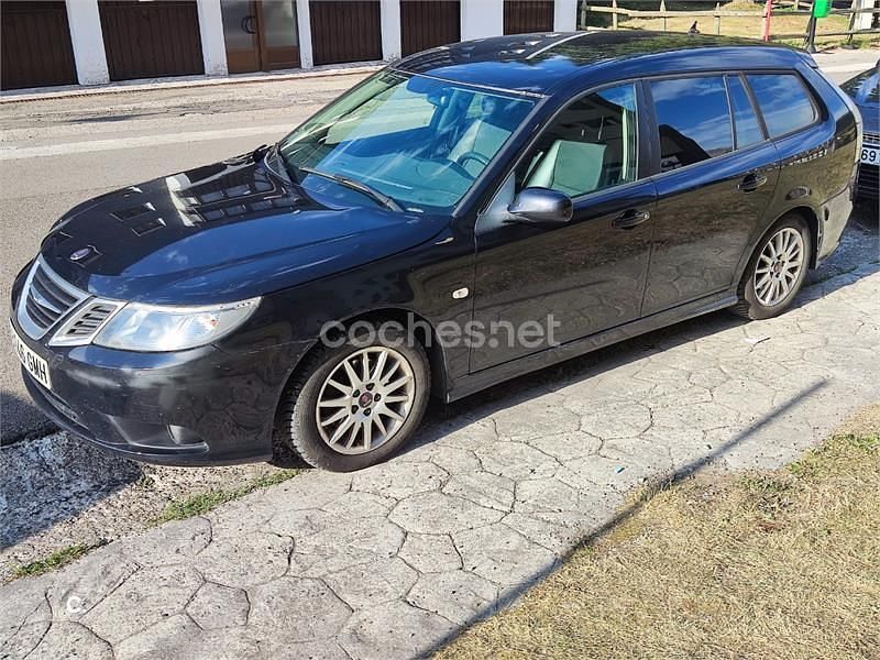 Usado Saab 9-3 Linear 150 CV (110 kW) 2009 Negro Utilitario