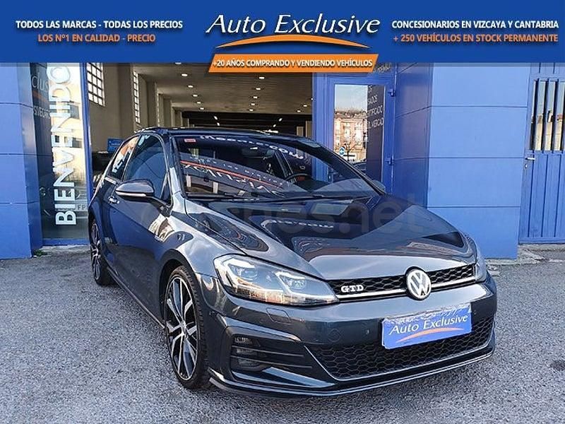 Usado VW Golf VII GTD 184 HP (135 kW) 2018 Cinzento Sedan