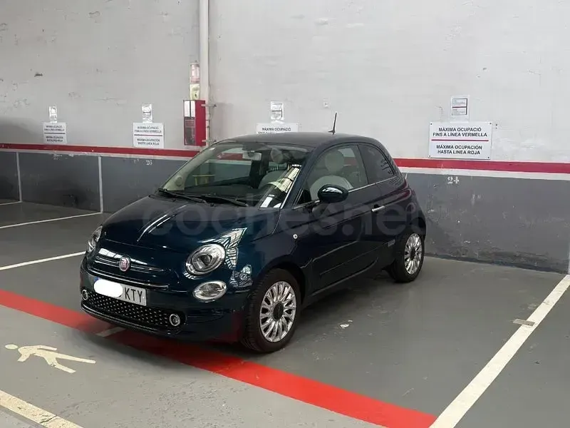 Usado Fiat 500 Lounge 69 CV (50 kW) 2019 Azul Berlina
