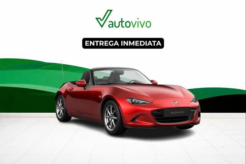 Rojo Nuevo 2025 Mazda MX5 Exclusive-Line Descapotable | 33.950 € - Imagen 1/3