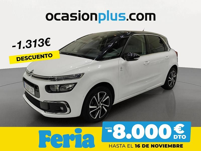 Blanco Usado 2019 Citroën C4 Origins Monovolumen | 14.200 € (Precio justo) - Imagen 1/4