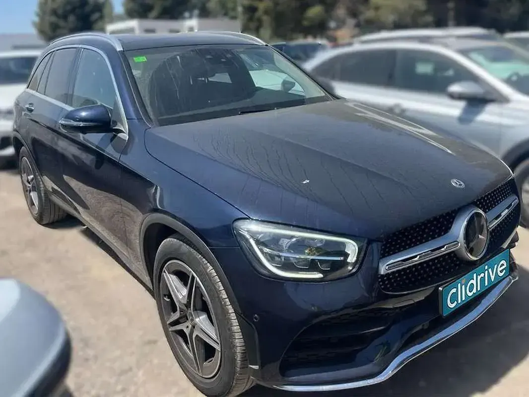Usado Mercedes GLC300 245 CV (180 kW) 2022 Azul SUV