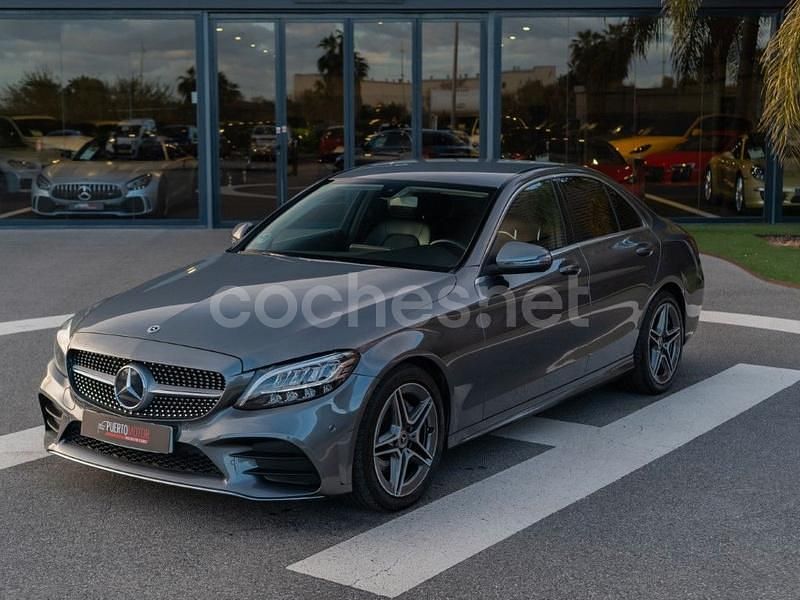 Usado Mercedes C200 160 CV (117 kW) 2019 Gris Berlina