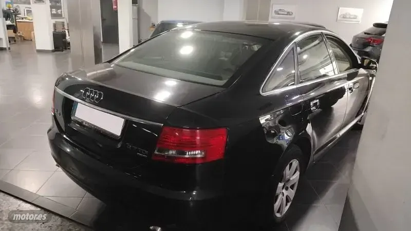 Usado Audi A6 180 CV (132 kW) 2008 Negro Berlina