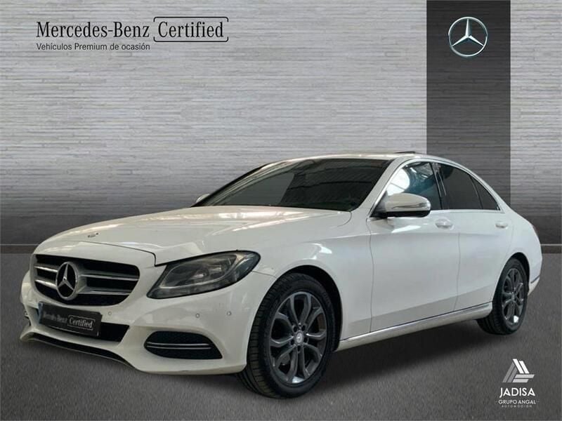 Blanco polar Usado 2015 Mercedes C220 Berlina | 16.990 € (Buen precio) - Imagen 1/4