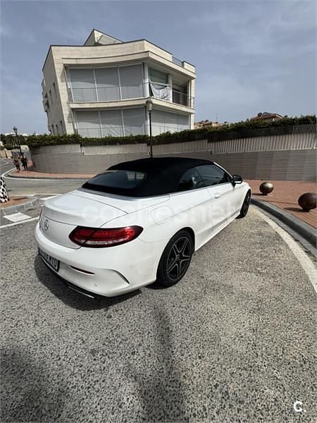 Usado Mercedes C200 184 CV (135 kW) 2018 Blanco Descapotable