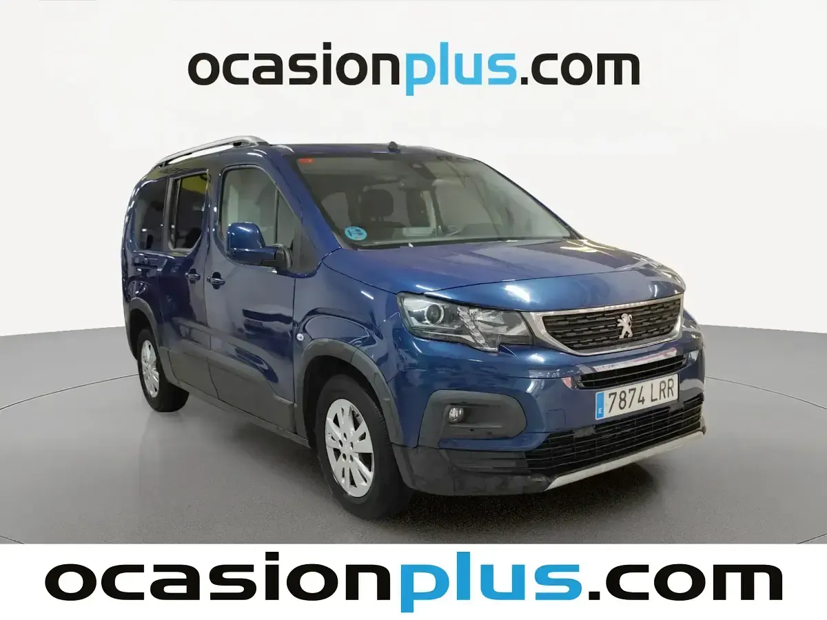 Usado Peugeot Rifter Allure 130 CV (95 kW) 2021 Azul Monovolumen