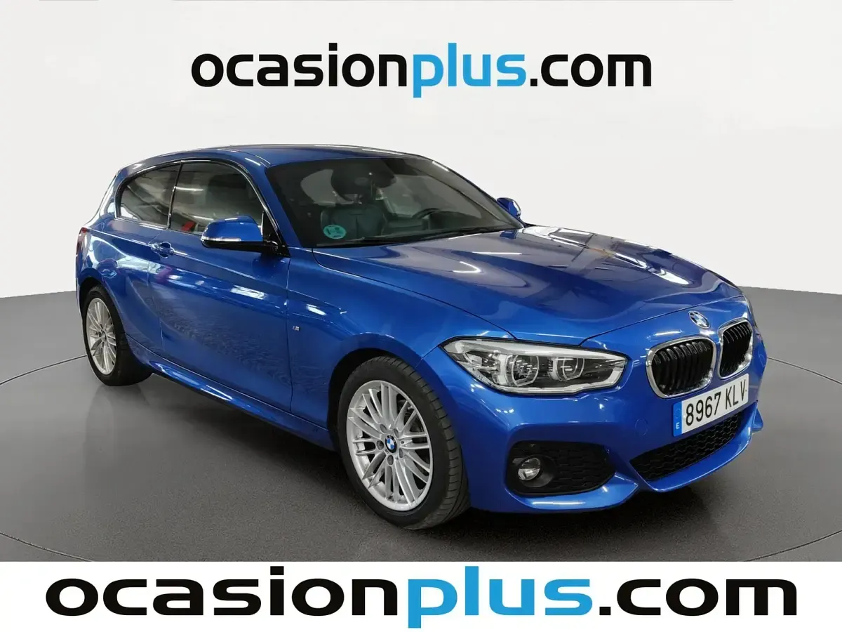 Usado BMW 118 150 CV (110 kW) 2018 Azul Utilitario