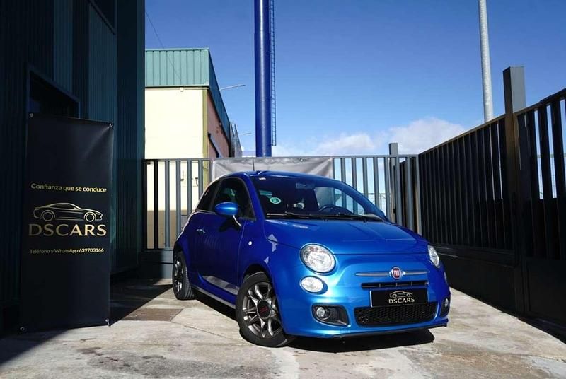Azul Usado 2015 Fiat 500 Utilitario | 7490 € (Precio justo) - Imagen 1/4