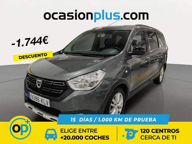 Gris Usado 2018 Dacia Lodgy Monovolumen | 12.590 € (Precio justo) - Imagen 1/4