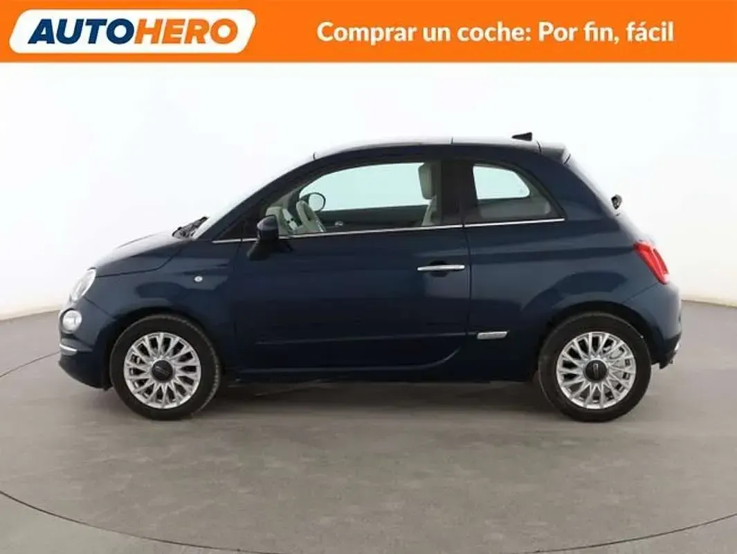 Usado Fiat 500 Lounge 86 CV (63 kW) 2019 Azul Utilitario