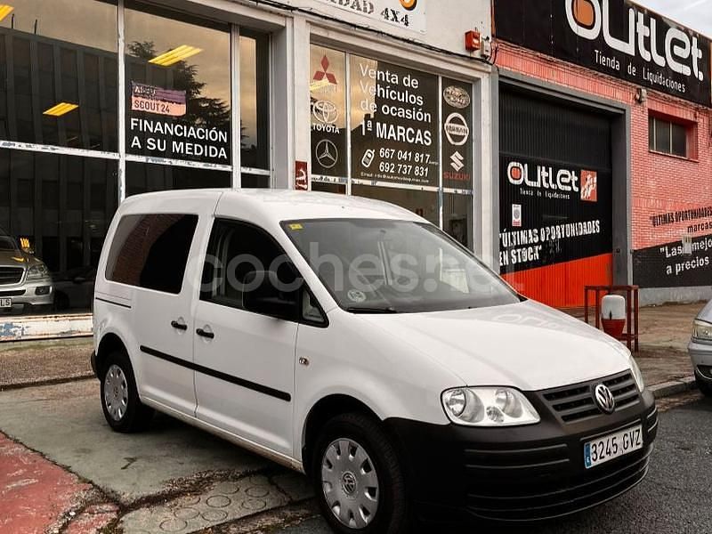Usado VW Caddy 75 CV (55 kW) 2010 Blanco Monovolumen