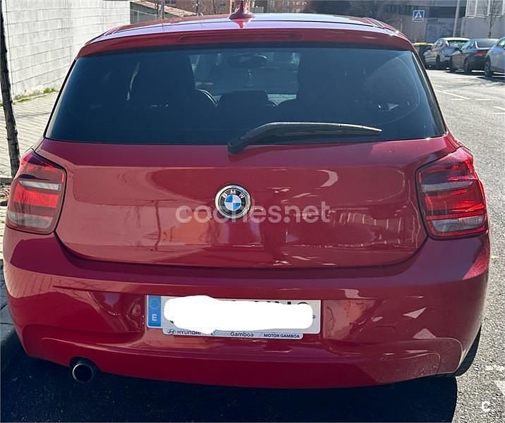 Usado BMW 116 Efficient Dynamics 116 CV (85 kW) 2012 Rojo Utilitario