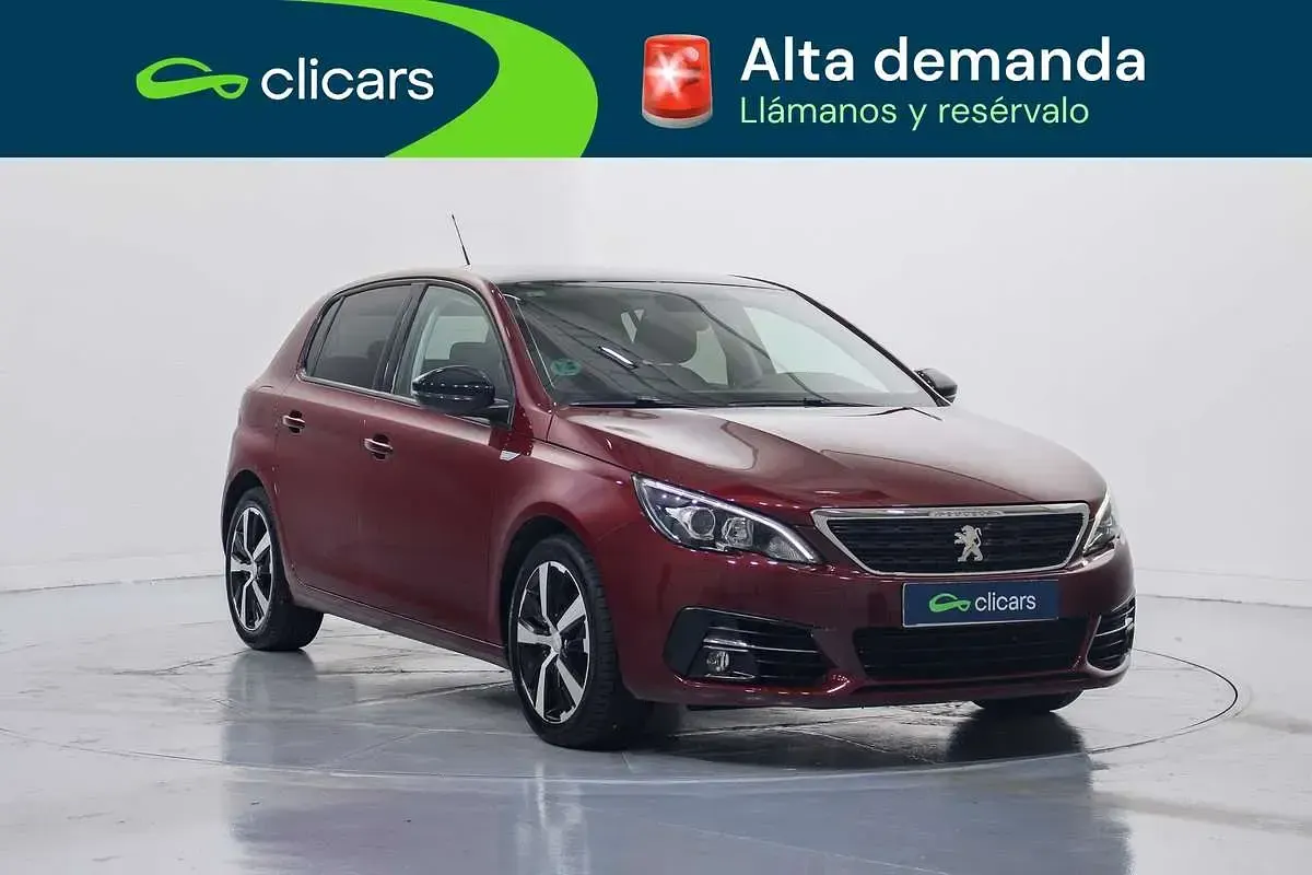 Usado Peugeot 308 Style 131 CV (96 kW) 2018 Rojo Utilitario