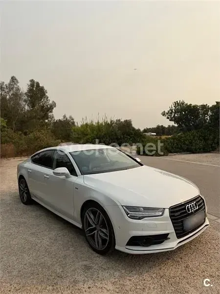 Usado Audi A7 Sportback S-Line 272 CV (200 kW) 2017 Blanco Utilitario