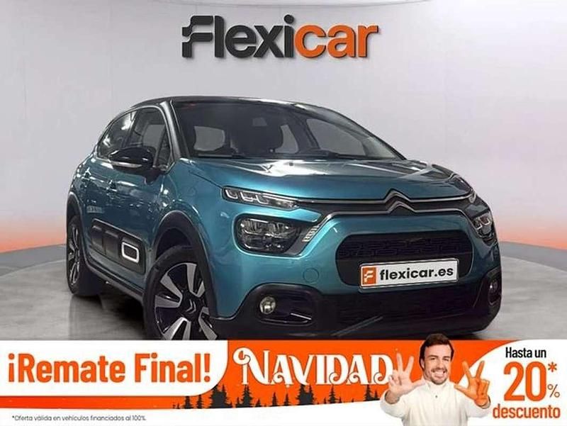 Azul Usado 2021 Citroën C3 Feel Berlina | 10.290 € (Precio justo) - Imagen 1/4