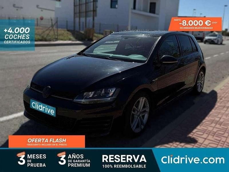 Usado VW Golf VII GTD 184 CV (135 kW) 2016 Negro Utilitario
