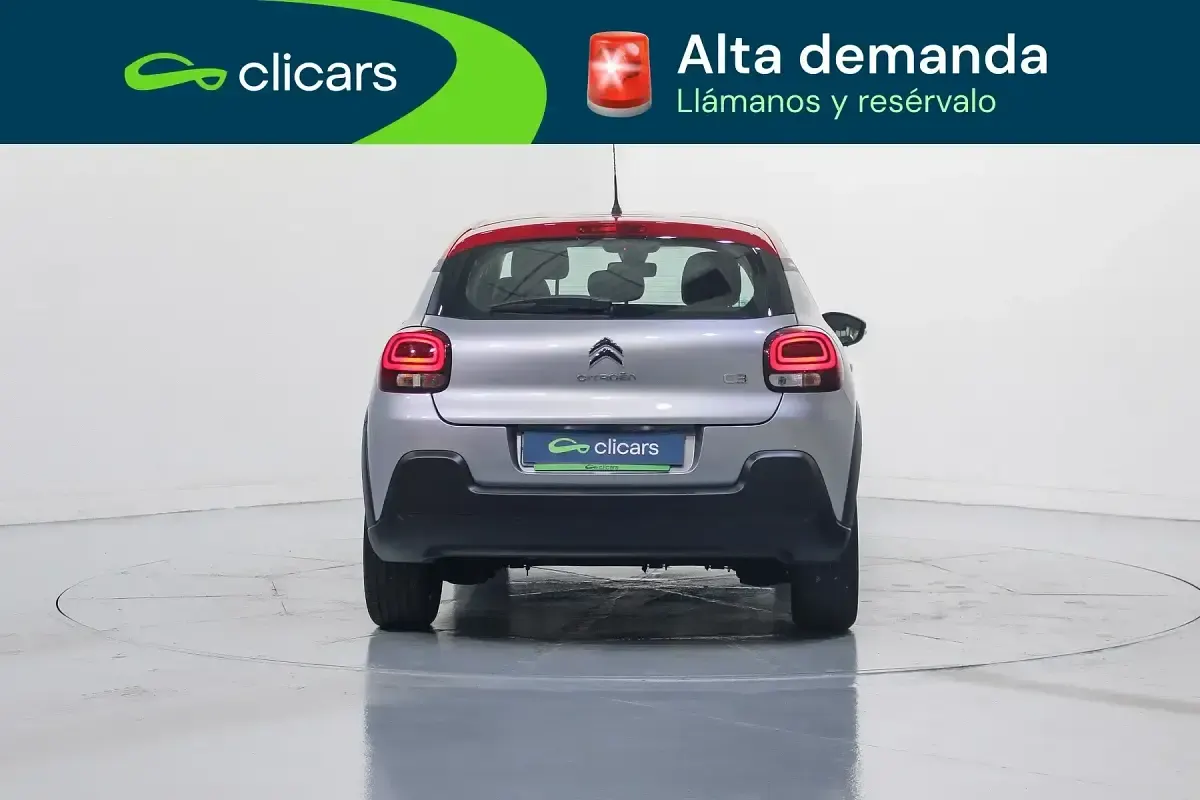 Usado Citroën C3 Feel 83 CV (61 kW) 2020 Gris / plata Utilitario
