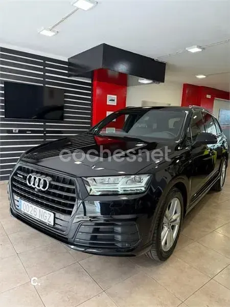 Usado Audi Q7 S-Line 272 CV (200 kW) 2018 Negro SUV