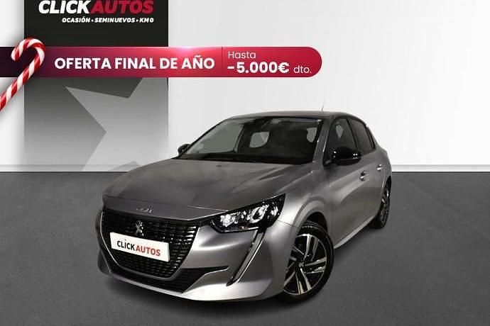 Usado Peugeot 208 Allure 100 CV (73 kW) 2023 Azul Utilitario