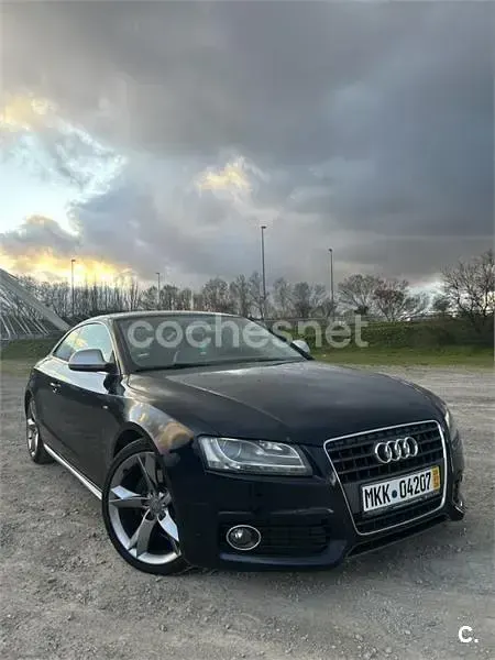 Usado Audi A5 211 CV (155 kW) 2009 Azul Coupe