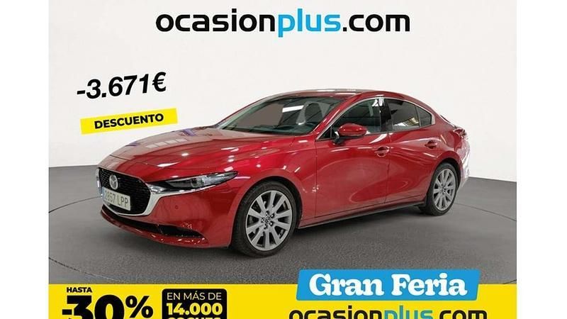 Rojo Usado 2021 Mazda 3 Berlina | 19.173 € (Super precio) - Imagen 1/4