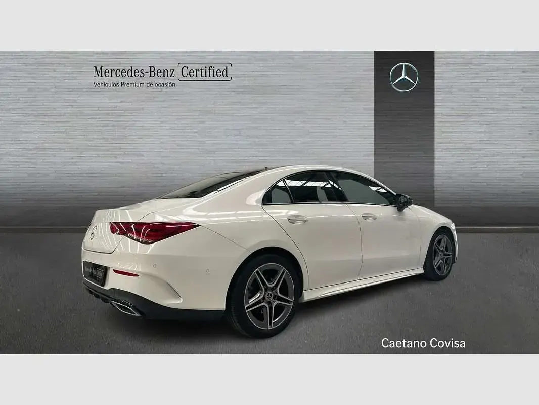 Usado Mercedes CLA200 150 CV (110 kW) 2021 Blanco Coupe