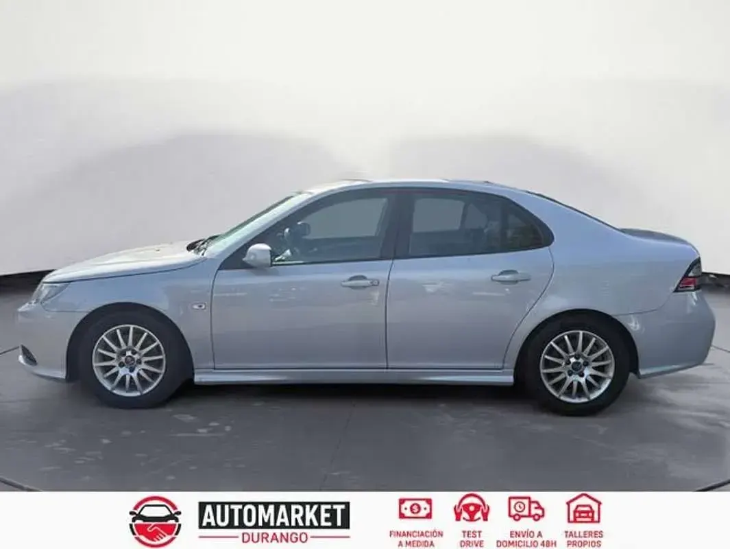 Usado Saab 9-3 Linear 180 CV (132 kW) 2009 Gris Berlina