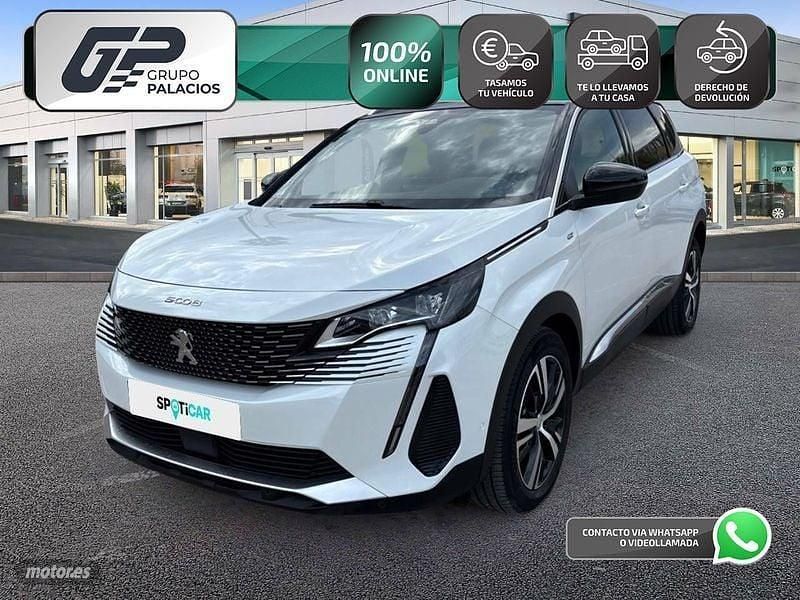 Blanco Usado 2023 Peugeot 5008 GT Monovolumen | 28.795 € (Caro) - Imagen 1/4