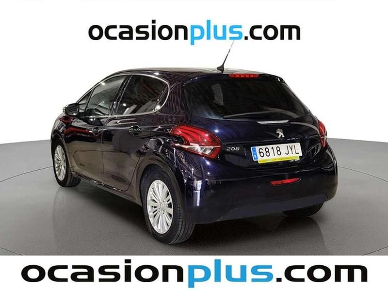 Usado Peugeot 208 Allure 82 CV (60 kW) 2017 Azul Utilitario