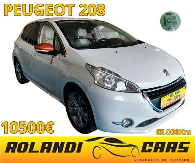 Usado Peugeot 208 Roland Garros 82 CV (60 kW) 2014 Blanco Utilitario