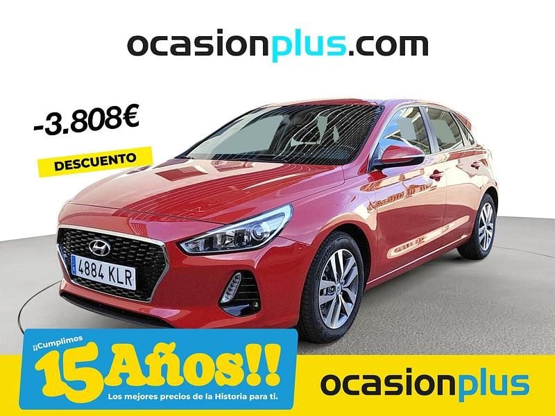 Rojo Usado 2018 Hyundai i30 Berlina | 16.700 € (Precio justo) - Imagen 1/4