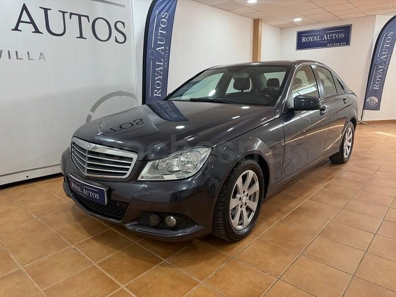 Usado Mercedes C200 Avantgarde 136 CV (100 kW) 2014 Gris / plata Familiar