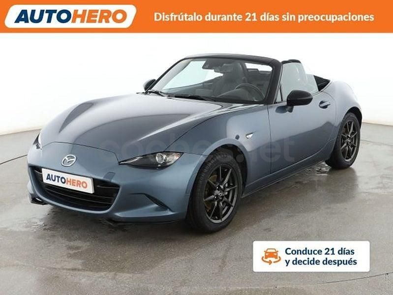 Usado Mazda MX5 Luxury 131 CV (96 kW) 2015 Azul Descapotable