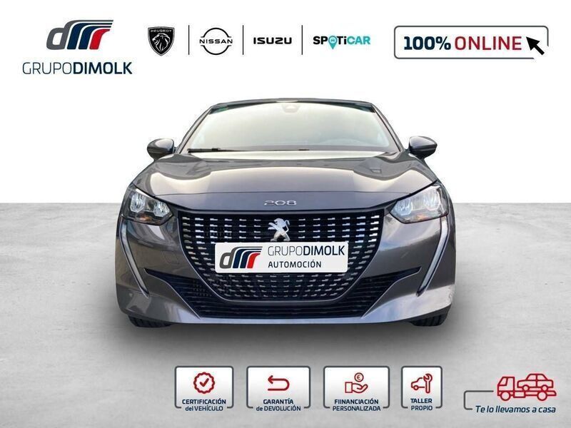 Usado Peugeot 208 Allure 100 CV (73 kW) 2020 Gris Utilitario