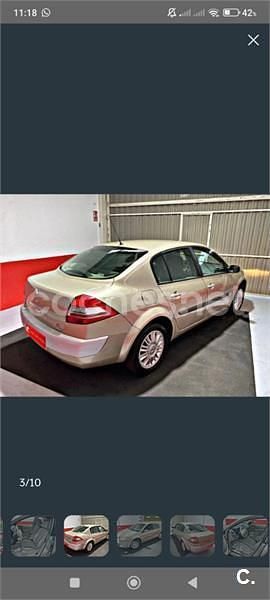 Usado Renault Mégane II Authentique 98 CV (72 kW) 2006 Beige Berlina