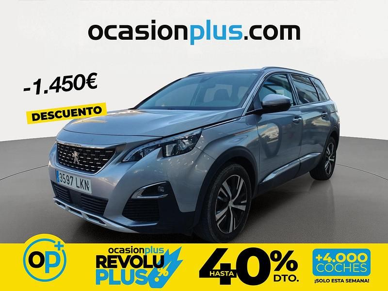 Usado Peugeot 5008 Allure 130 CV (95 kW) 2020 Gris SUV