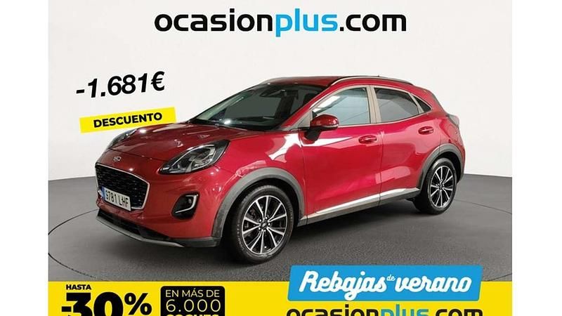 Rojo Usado 2020 Ford Puma Titanium SUV | 16.819 € (Precio justo) - Imagen 1/4