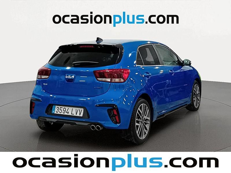 Usado Kia Rio GT-Line 84 CV (61 kW) 2022 Azul Utilitario