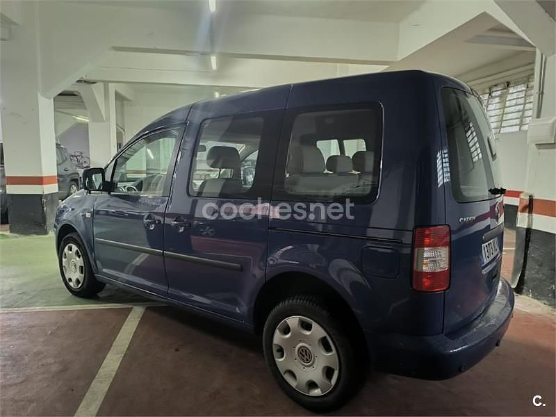 Usado VW Caddy Life 140 CV (102 kW) 2009 Azul Monovolumen