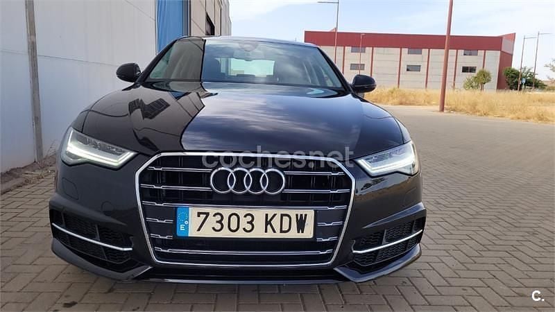 Usado Audi A6 S-Line 190 CV (139 kW) 2017 Negro Berlina