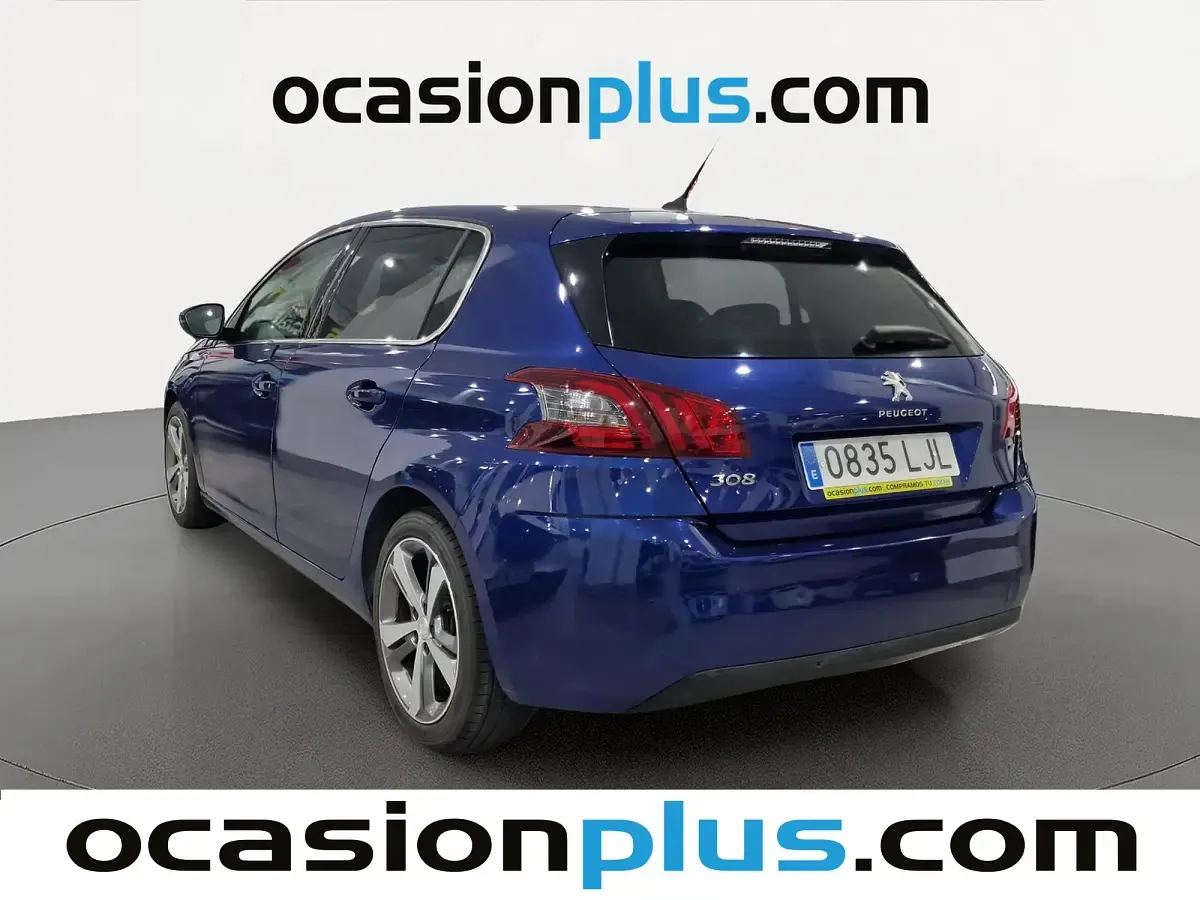 Usado Peugeot 308 Allure 131 CV (96 kW) 2020 Azul Utilitario