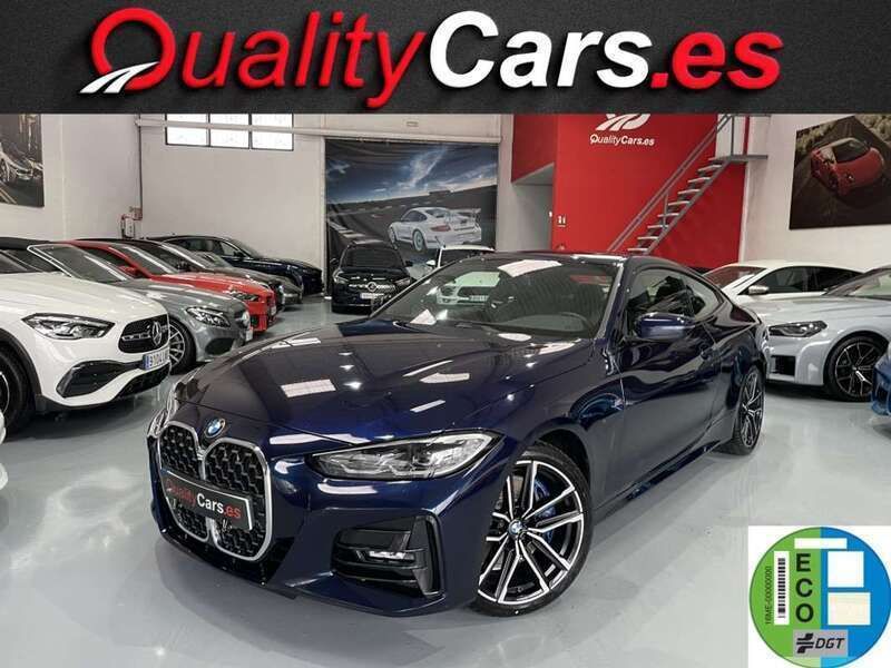 Azul Usado 2021 BMW 420 M Sport Coupe | 41.900 € (Caro) - Imagen 1/4