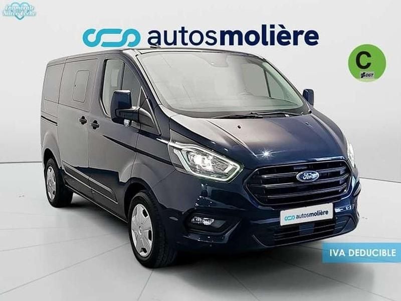Usado Ford Transit Custom Trend 125 CV (91 kW) 2022 Azul Familiar